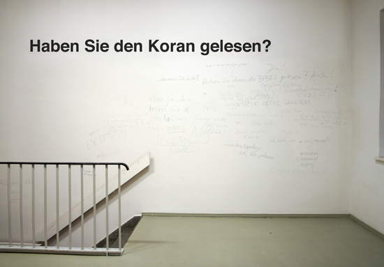 Haben Sie den Koran gelesen? Feindbild 2.0, Kunsthaus Dresden