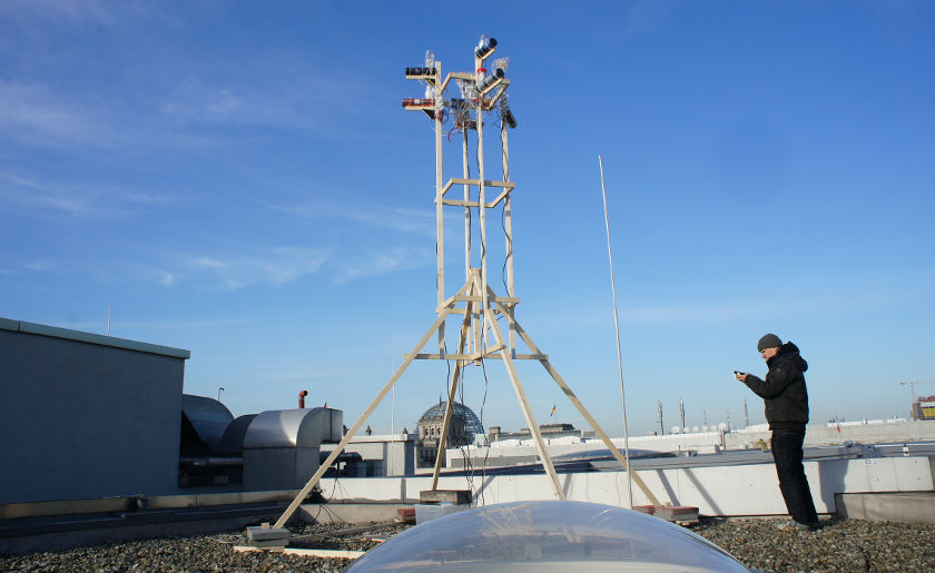 Antennenturm auf der Akademie der Künste in Berlin