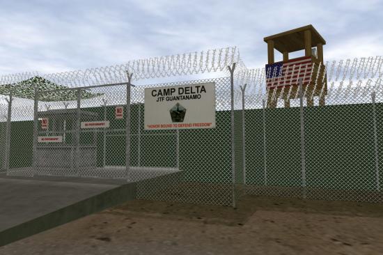 Zone*Interdite, Entrance Camp Delta, Guantanamo Bay